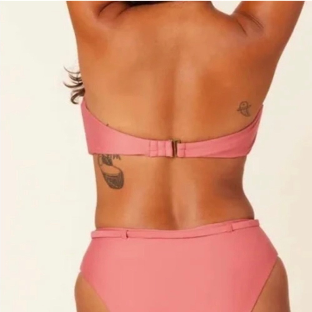 NWT Andie Swim The Scala Top deep coral punch S - Picture 2 of 7